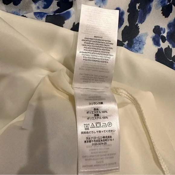 Ralph Lauren Women's Petite Tiered-Ruffle Floral Dress - Picture 9 of 9